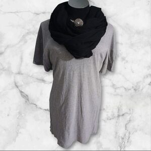 Gray T-Shirt Dress